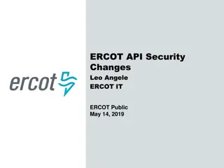 API Security Changes in ERCOT Environment