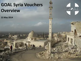 Syria Vouchers Overview: GOAL's Humanitarian Assistance Program Details