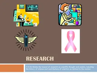 Impact of Research on Scientific Thought and Society