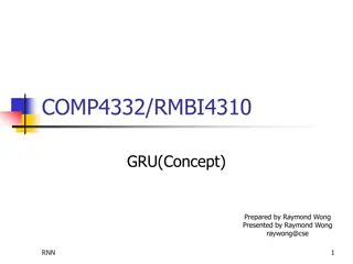 GRU in Neural Networks