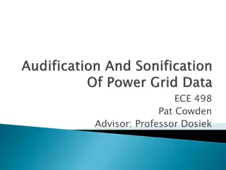 Exploring Power Grid Frequency Fluctuations and Sonification Techniques