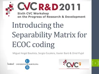 Introducing Separability Matrix for ECOC Coding