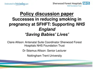 Effective Strategies for Reducing Smoking in Pregnancy at SFHFT & NHS England