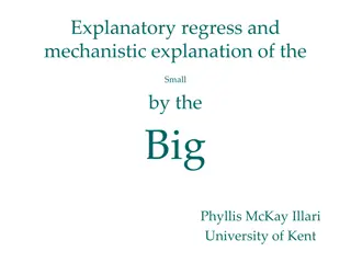Explanatory Regress and Mechanistic Explanation in Philosophy
