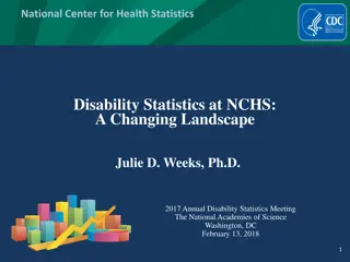 NHIS Disability Measurement Developments and Redesign Analysis