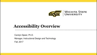 Digital Accessibility Guidelines and Tools for Content Creation