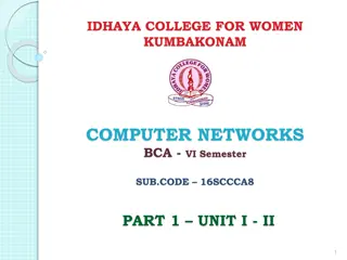 Computer Networks Essentials for BCA VI Semester
