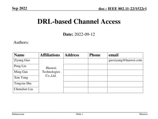 DRL-Based Channel Access in IEEE 802.11-22 Standard