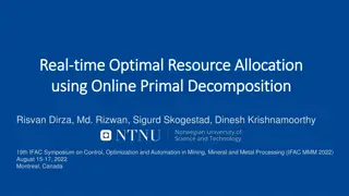 Real-time Optimal Resource Allocation using Online Primal Decomposition