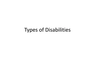 Physical and Visual Disabilities