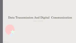 Digital Communication Lecture: OSI Model and Layered Tasks Overview