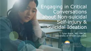 Effective Strategies for Engaging in Critical Conversations about Self-injury and Suicidal Ideation