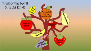 Fruit of the Spirit in 3 Nephi: Reflections on Persecution, Meekness, and Purity