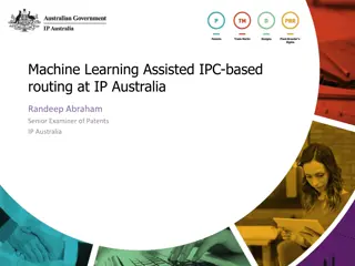 Machine Learning Assisted IPC-based Routing at IP Australia