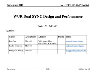 IEEE 802.11-17/1618r0: Dual SYNC Design for WUR in November 2017