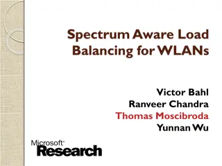 Spectrum-Aware Load Balancing for WLANs and Cognitive Radio Networking