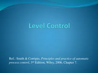 Control Loop Models for Level Control in Automatic Process Control