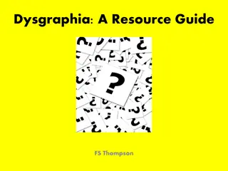 Dysgraphia: Signs, Symptoms, and Types Explained