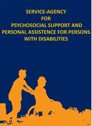Establishing Psychosocial Support and Personal Assistance Service for People with Disabilities