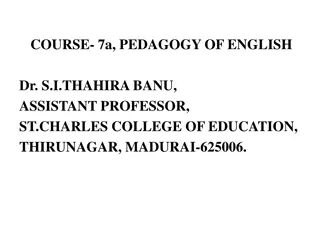 Insights into Teaching English Language: A Comprehensive Overview