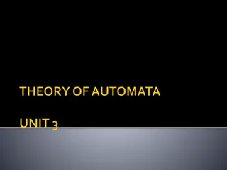 Automata Theory: The Logic of Computation