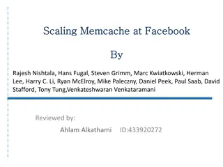 Enhancing Scalability in Social Network Infrastructure with Memcached