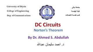Norton's Theorem in DC Circuits
