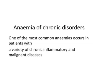 Anaemia of Chronic Disorders and Sideroblastic Anaemia