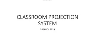 SMU Classroom Projection System - Tender Schedule and Requirements