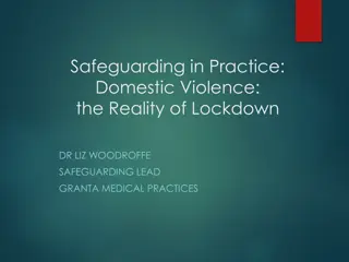 Domestic Violence in Lockdown: Safeguarding Practices and Realities