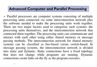Advanced Computer and Parallel Processing Systems