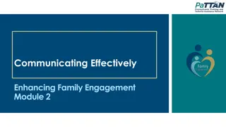 Enhancing Family Engagement Through Effective Communication