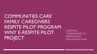 Empowering Family Caregivers: Innovative Respite Pilot Project Overview