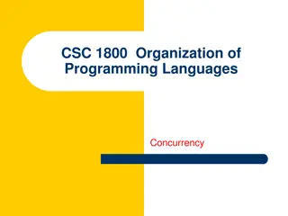Concurrency in Programming Languages