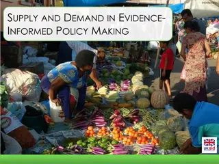 Evidence-Informed Policy Making for Poverty Reduction and Improved Quality of Life