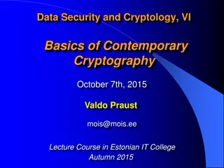 Basics of Cryptography: Ancient Origins to Modern Techniques