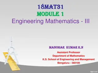 Engineering Mathematics III: Laplace Transform and Periodic Functions