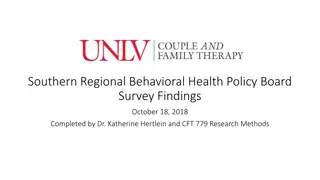 Behavioral Health Challenges in Southern Nevada: Survey Findings & Analysis