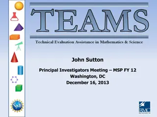 Promoting MSP Effectiveness Through Evaluation - Strengthening STEM Partnerships