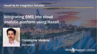 Integrating BMS into Cloud Analytic Platform with Haxall