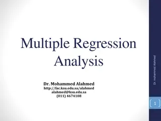 Multiple Regression Analysis for Data Interpretation