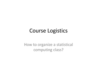 Organizing a Statistical Computing Class for Sophomores and Juniors