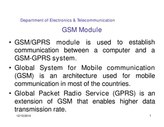 Establishing GSM/GPRS Communication for Computer Interaction