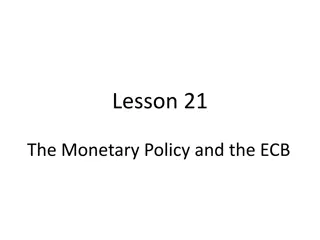 The ECB Monetary Policy Strategy