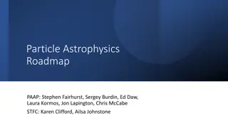 Exploring Particle Astrophysics Roadmap and Science Goals