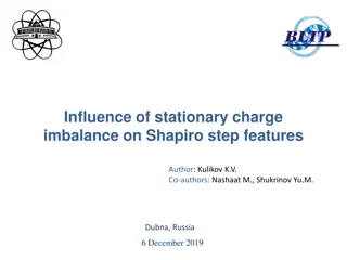 Influence of Stationary Charge Imbalance on Shapiro Step Features