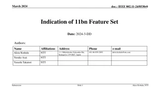 Indication of 11bn Features and Parameters in IEEE 802.11-24/0530r0 Document