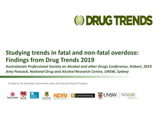 Exploring Trends in Fatal and Non-Fatal Overdose in Australasia