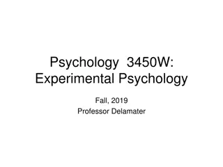 Measurement Scales in Experimental Psychology