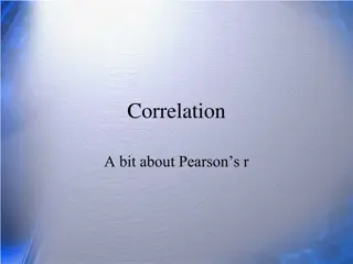 Pearson's Correlation Coefficient and Its Applications